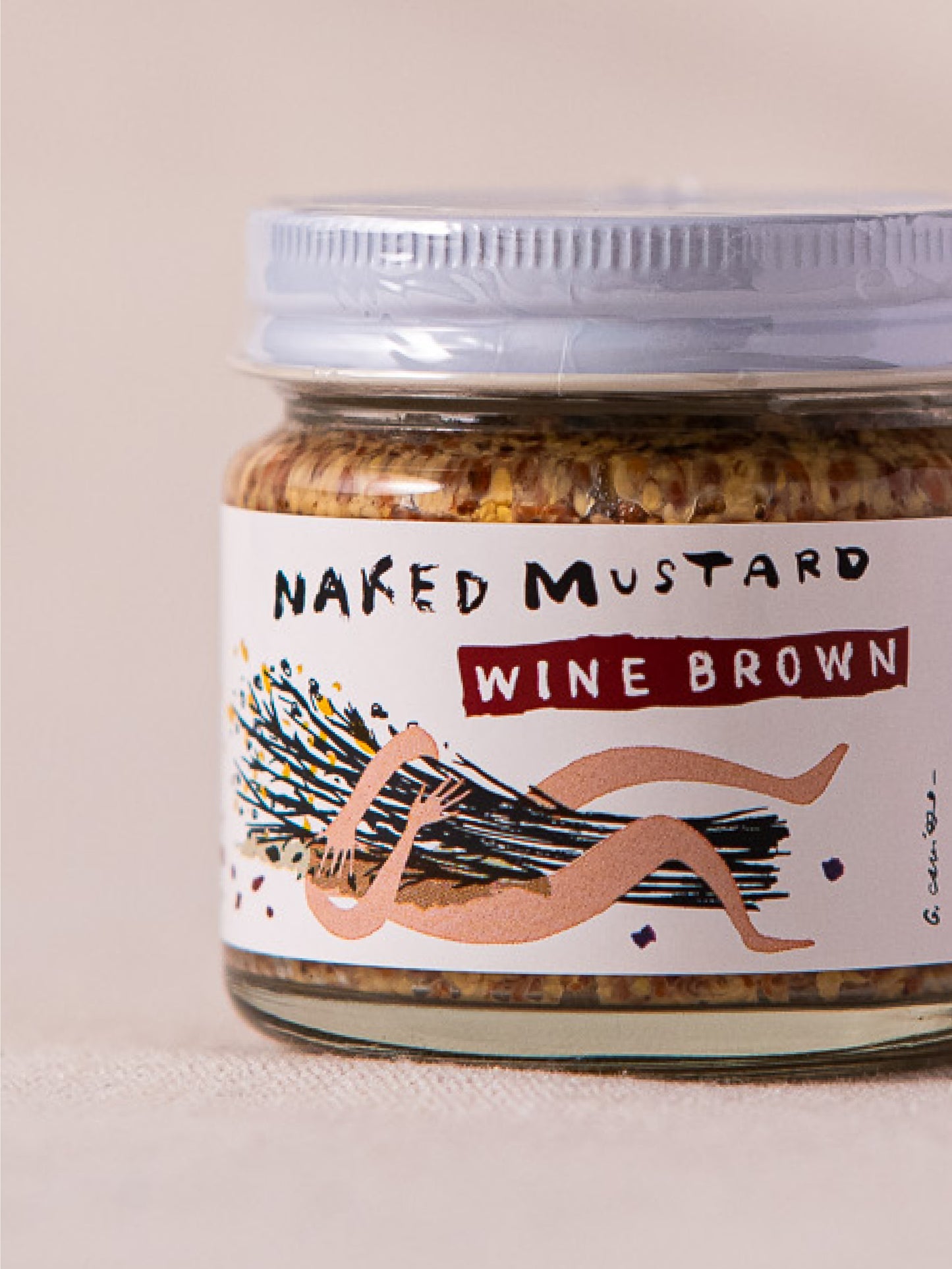 Naked Mustard Wine Brown